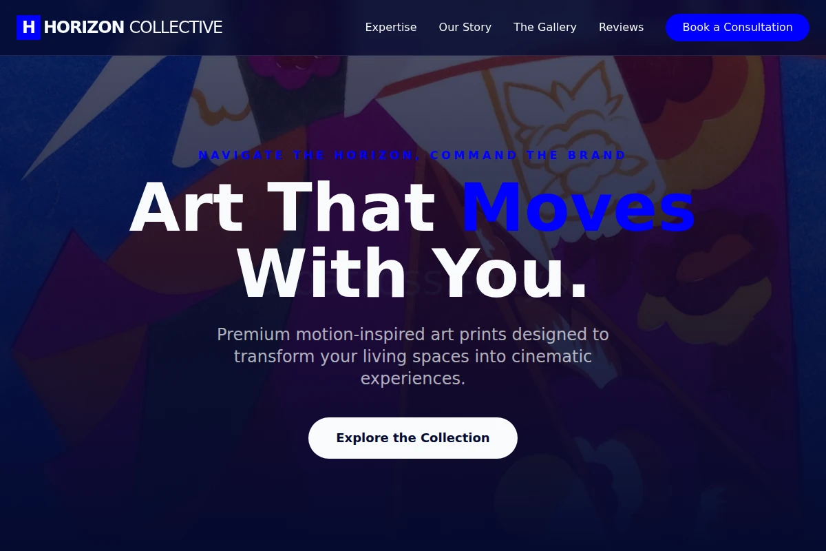 Motion Art Print