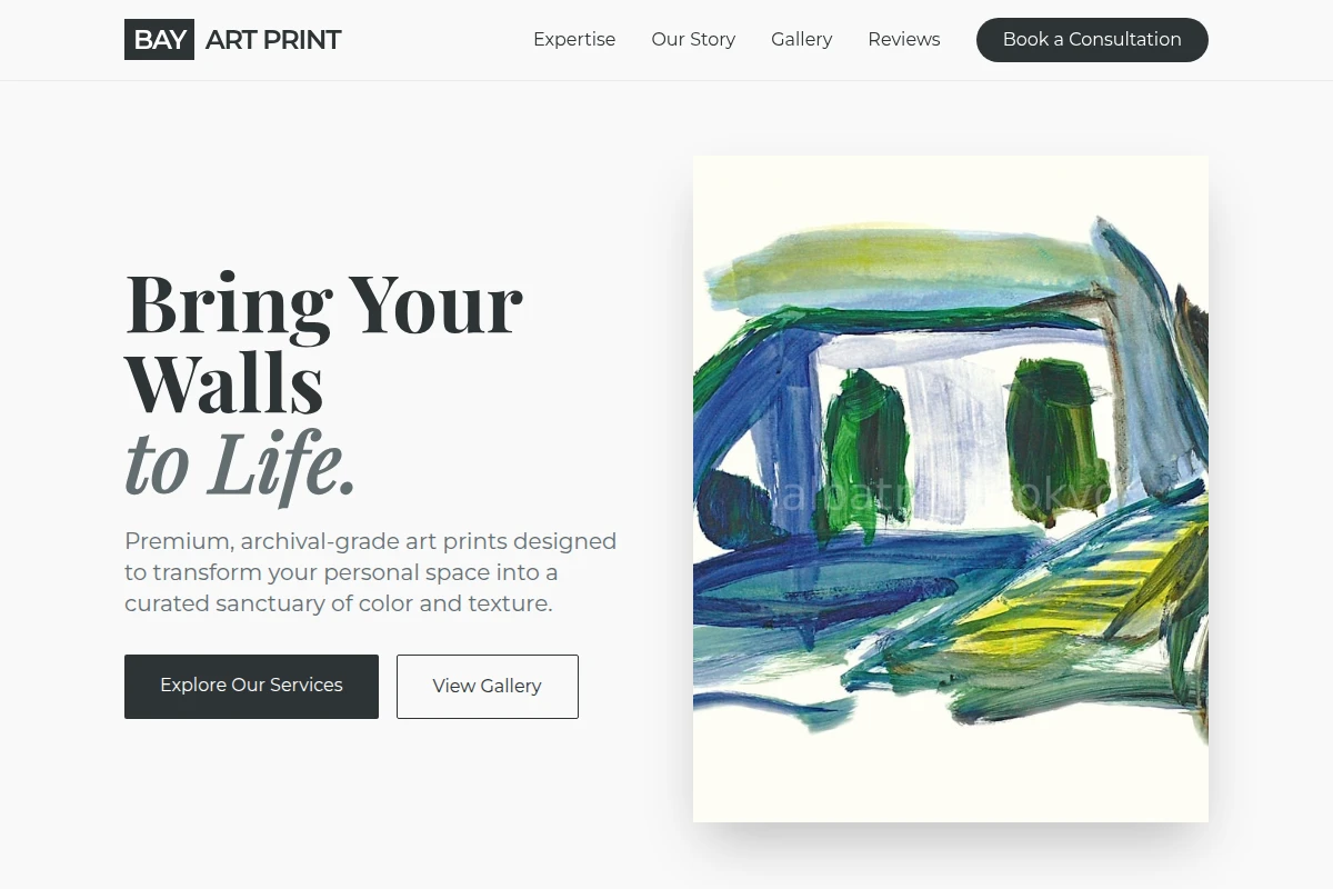 Bay Art Print
